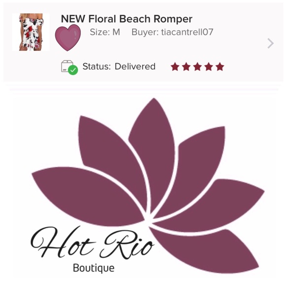 NEW Floral Beach Romper - Picture 8 of 8